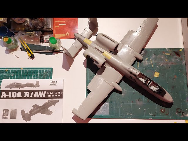 Trumpeter 1/32 A10 (A N/AW) - YouTube