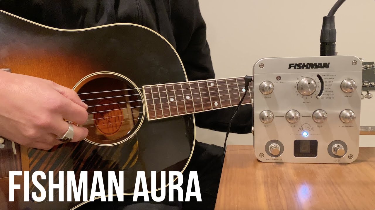 FISHMAN Aura Sixteenbr/nylon ガットギタープリアンプ 【公式通販】