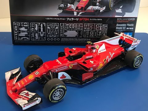 Building the New Tamiya 1/20 FERRARI SF70H Formula One - YouTube