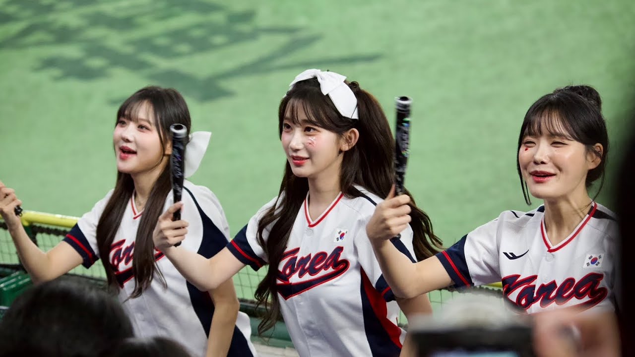 イジュウン日本上陸、東京ドームで応援、得点シーン。李珠珢 이주은