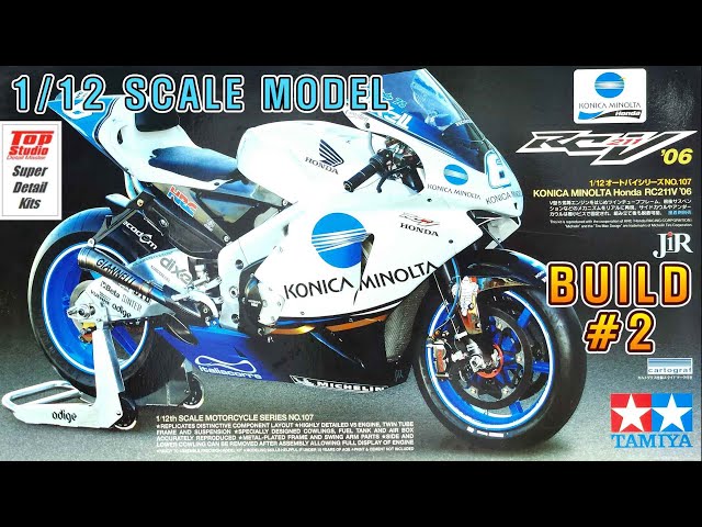1/12 TAMIYA HONDA RC211v 2006 with topstudio super detail-up set