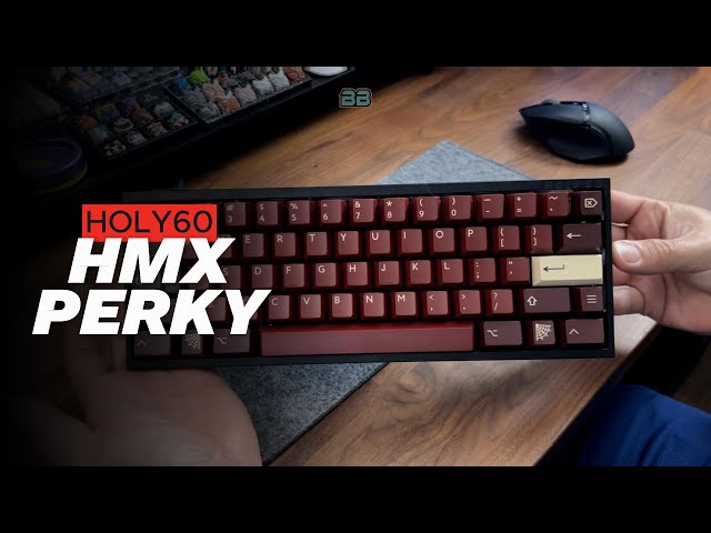 KBDFans Holy60 with HMX Perky switches - YouTube