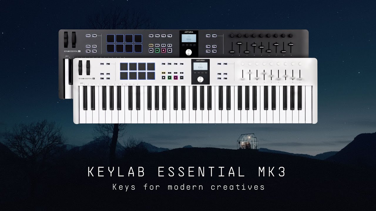 Arturiaの人気MIDIコントローラーKeyLab Essentialに、限定Alpine