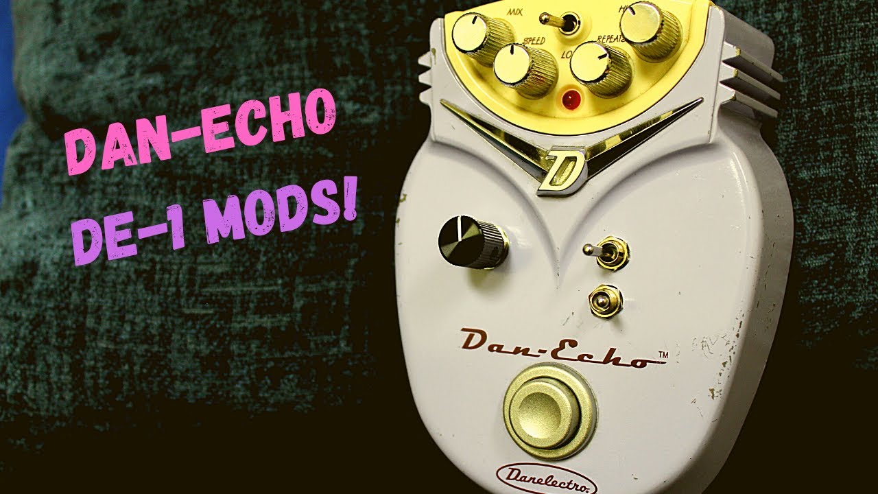 Dan Electro Dan-Echo DE-1 Modifications - YouTube