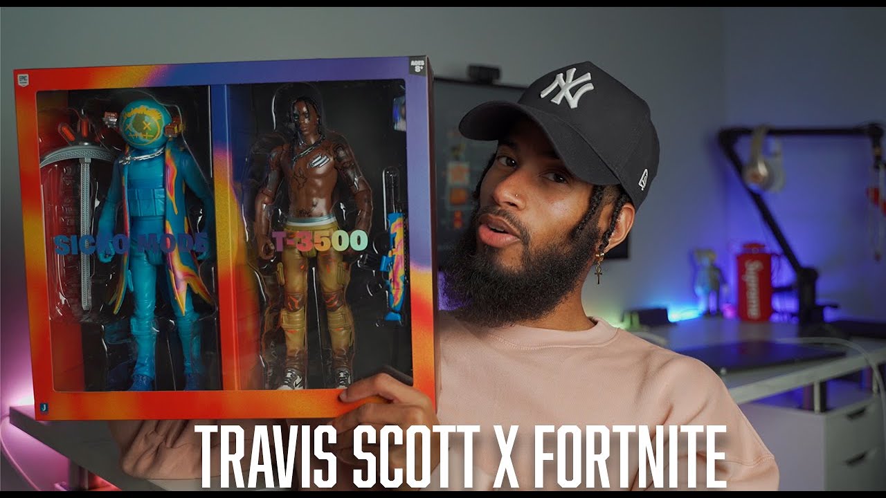 Travis Scott x Fortnite Action Figures (Unboxing/Review) - YouTube