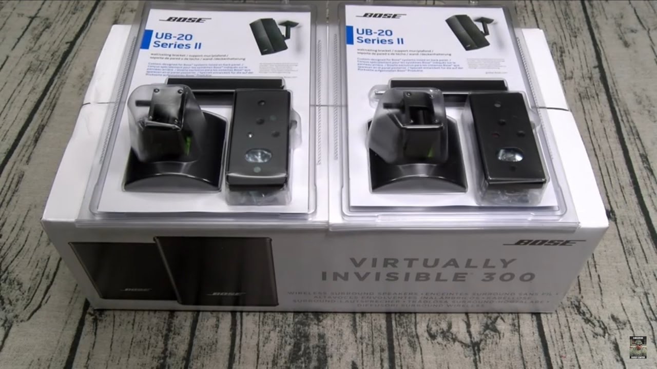 Bose Virtually Invisible 300 Wireless Surround Speakers - YouTube