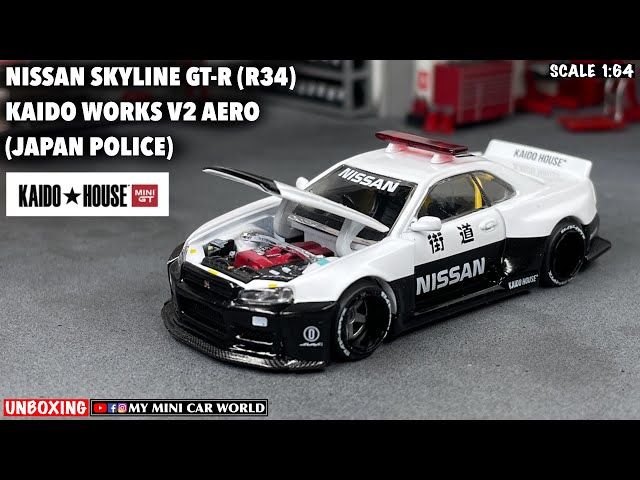 MY MINI CAR WORLD』UNBOXING MINI GT 1/64 NISSAN SKYLINE GT-R (R34