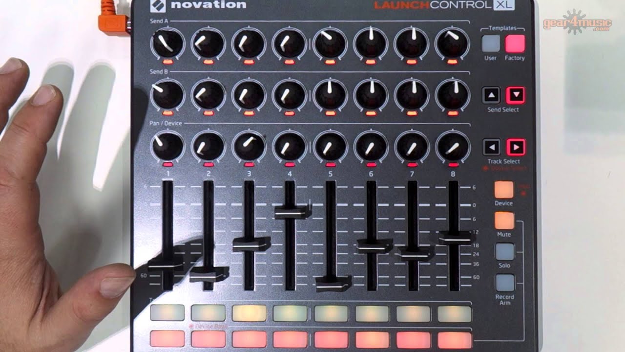 Novation Launch Control XL Exclusive Demo - YouTube