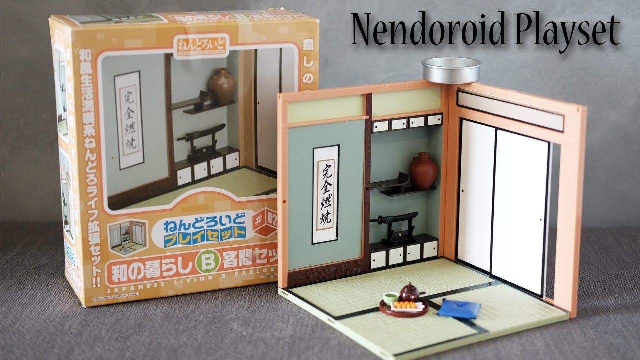 Nendoroid Playset || UNBOXING Japanese Life Set B - Roombox