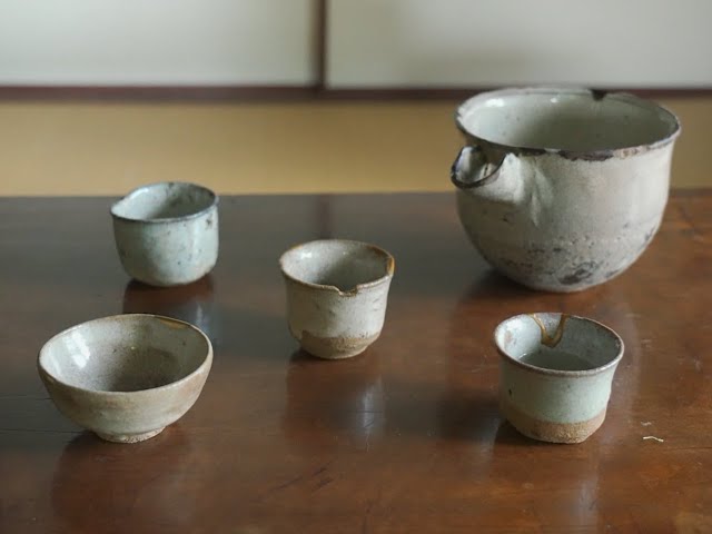 古唐津 山瀬呼継さかづき 古唐津 山瀬呼継さかづき 古唐津 山瀬呼継さ