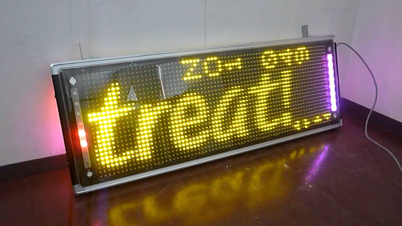 TOWAの店舗用の電光掲示板 動作確認済みです。