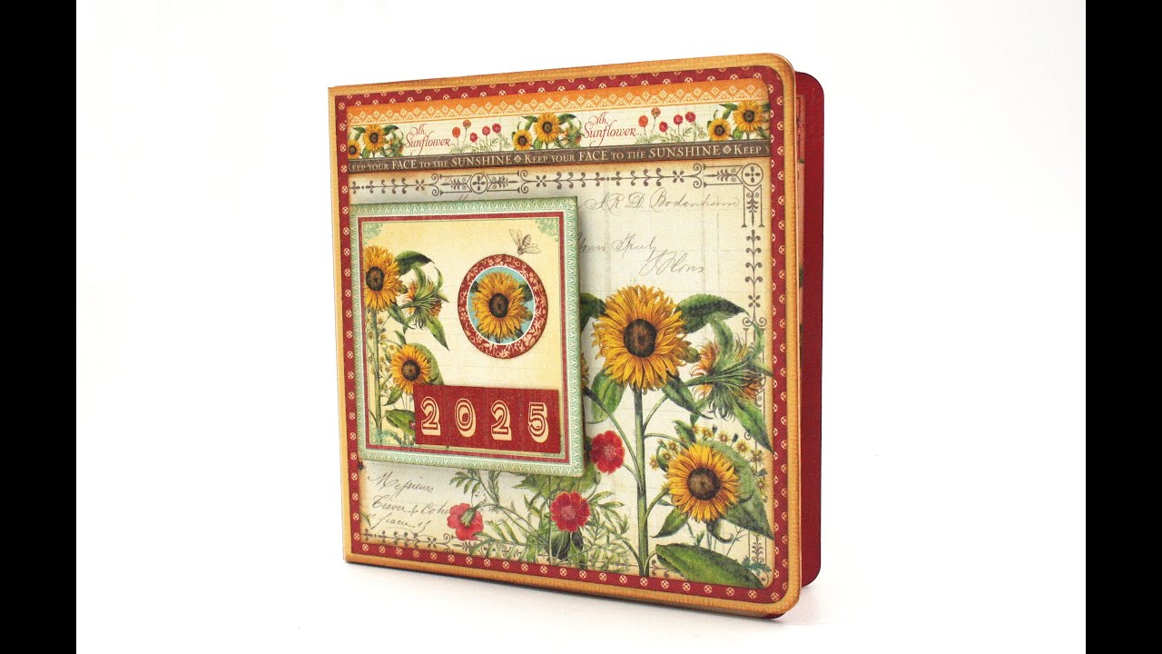 2025 Calendar Journal Made with Eileen Hull Designs for Sizzix