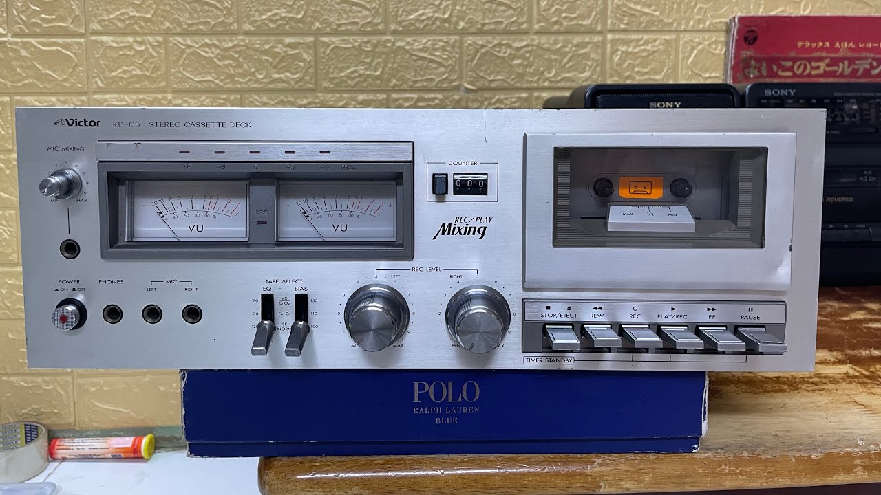 レトロな逸品】Victor KD-05 カセットデッキ レトロな逸品】Victor KD