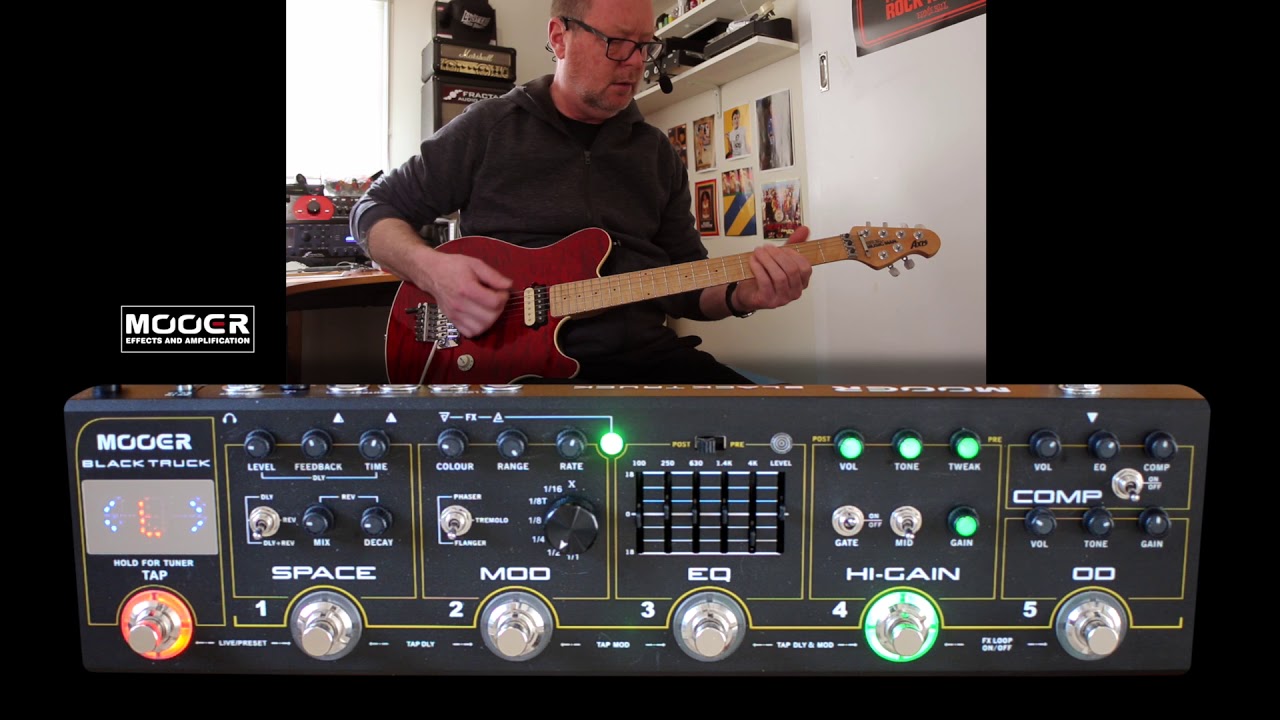 Mooer Audio: BLACK TRUCK combined effects pedal - YouTube