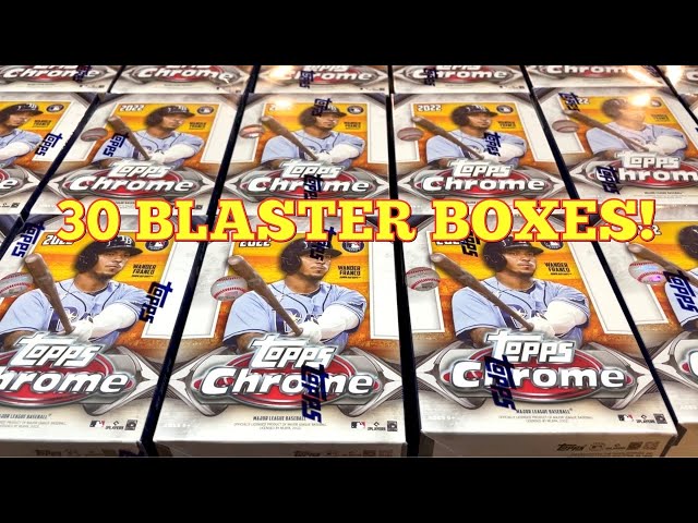 RETAIL REVIEW! OPENING *THIRTY* BOXES OF 2022 TOPPS CHROME