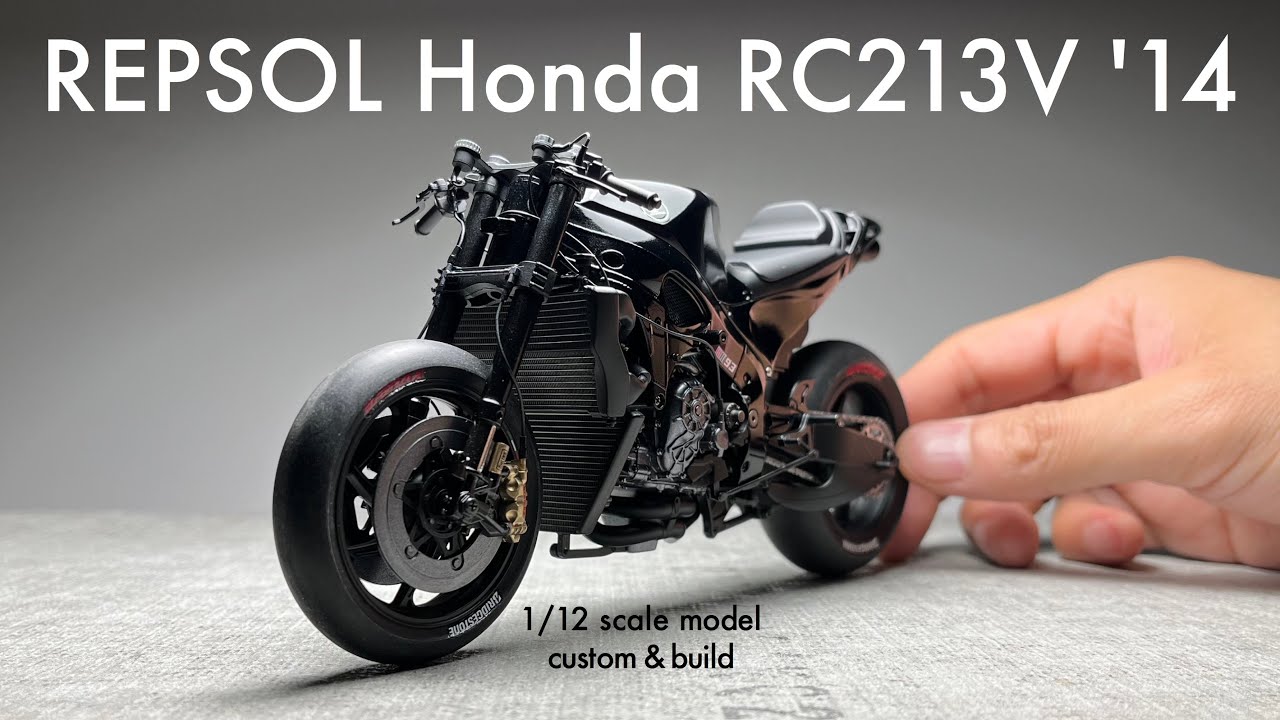 REPSOL Honda RC213V '14【タミヤ 1/12】プラモデル製作 Scale Model