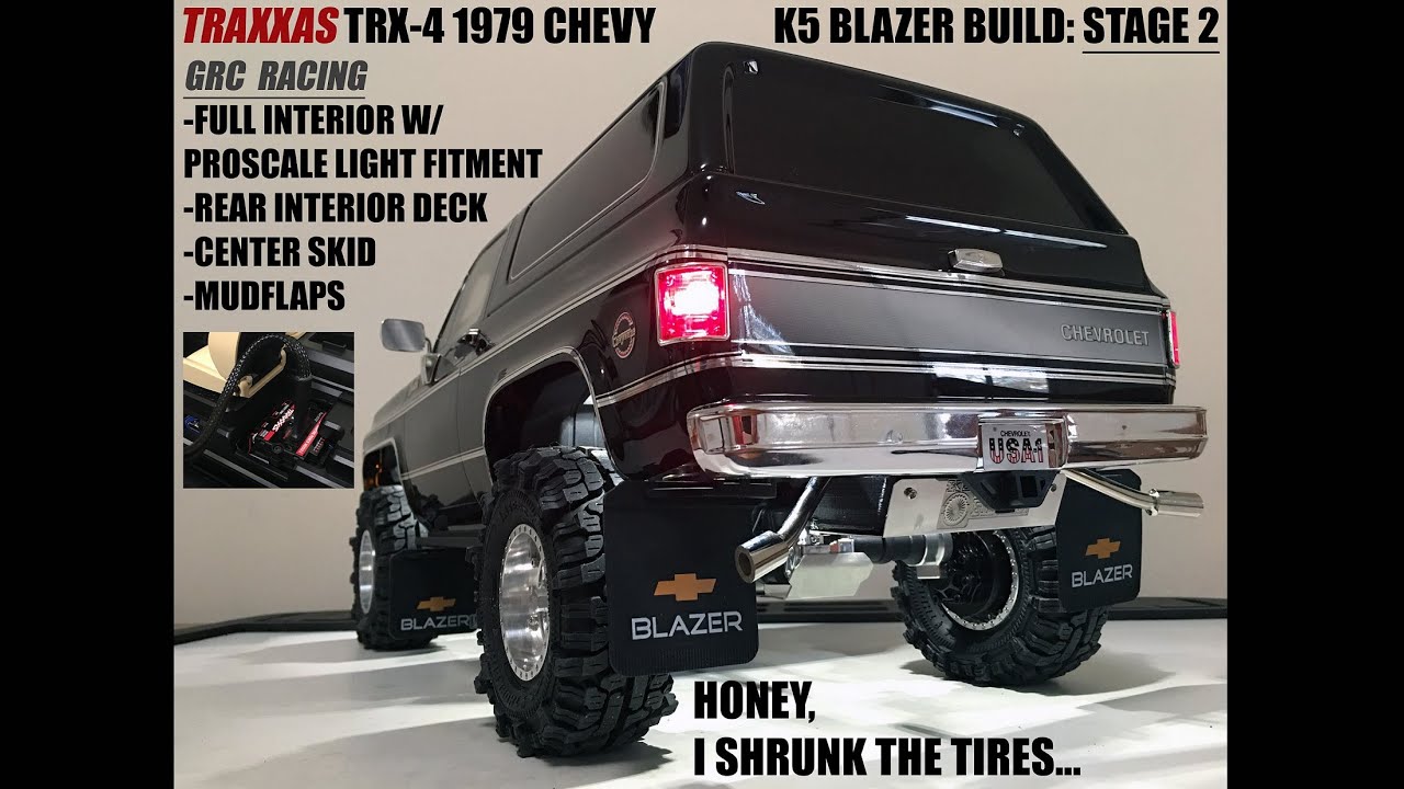 TRAXXAS TRX-4 1979 K5 BLAZER BUILD - STAGE 2: INTERIOR, REAR DECK