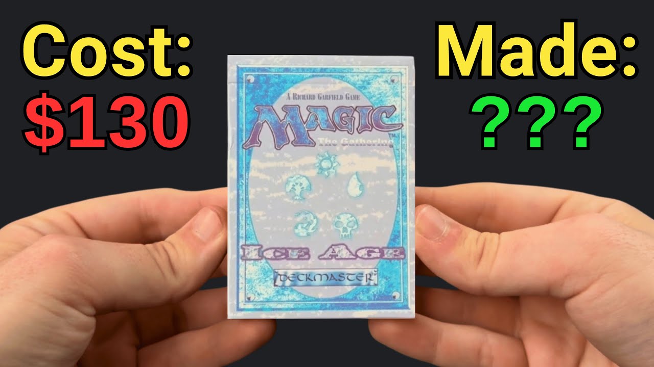 Opening an Ice Age Starter Deck from 1995 - YouTube