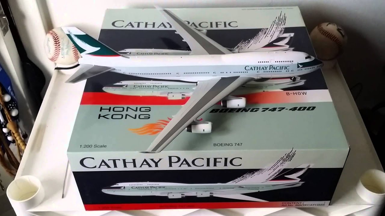 BBOX 200 Cathay Pacific B747-400(Asia World City) - YouTube