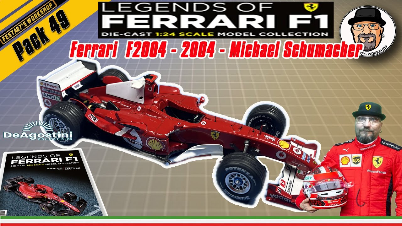 LEGENDS Of FERRARI F1 - DeAgostini - Pack 49 - Ferrari F2004 -2004