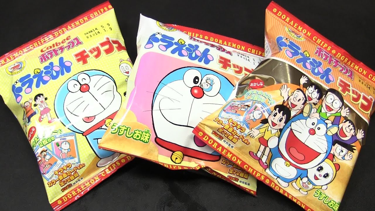 カルビー ドラえもんチップス - YouTube