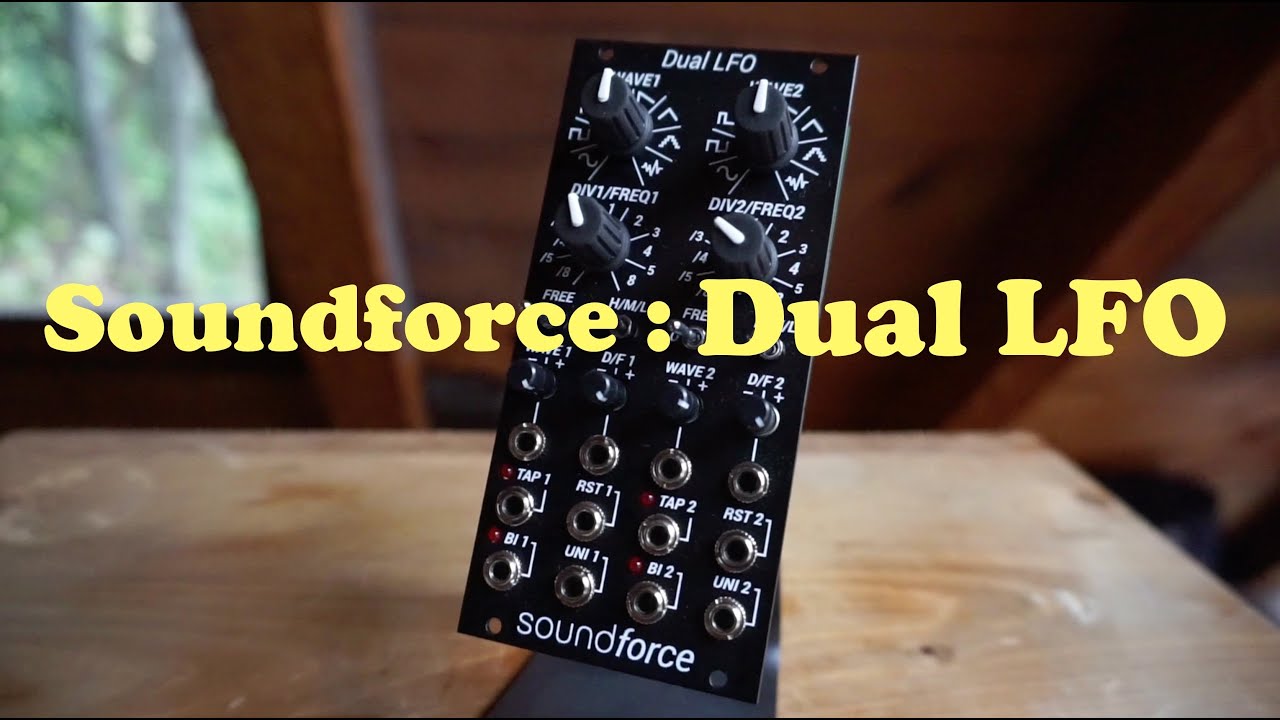 The Soundforce Dual LFO - Tempo synced goodness! - YouTube