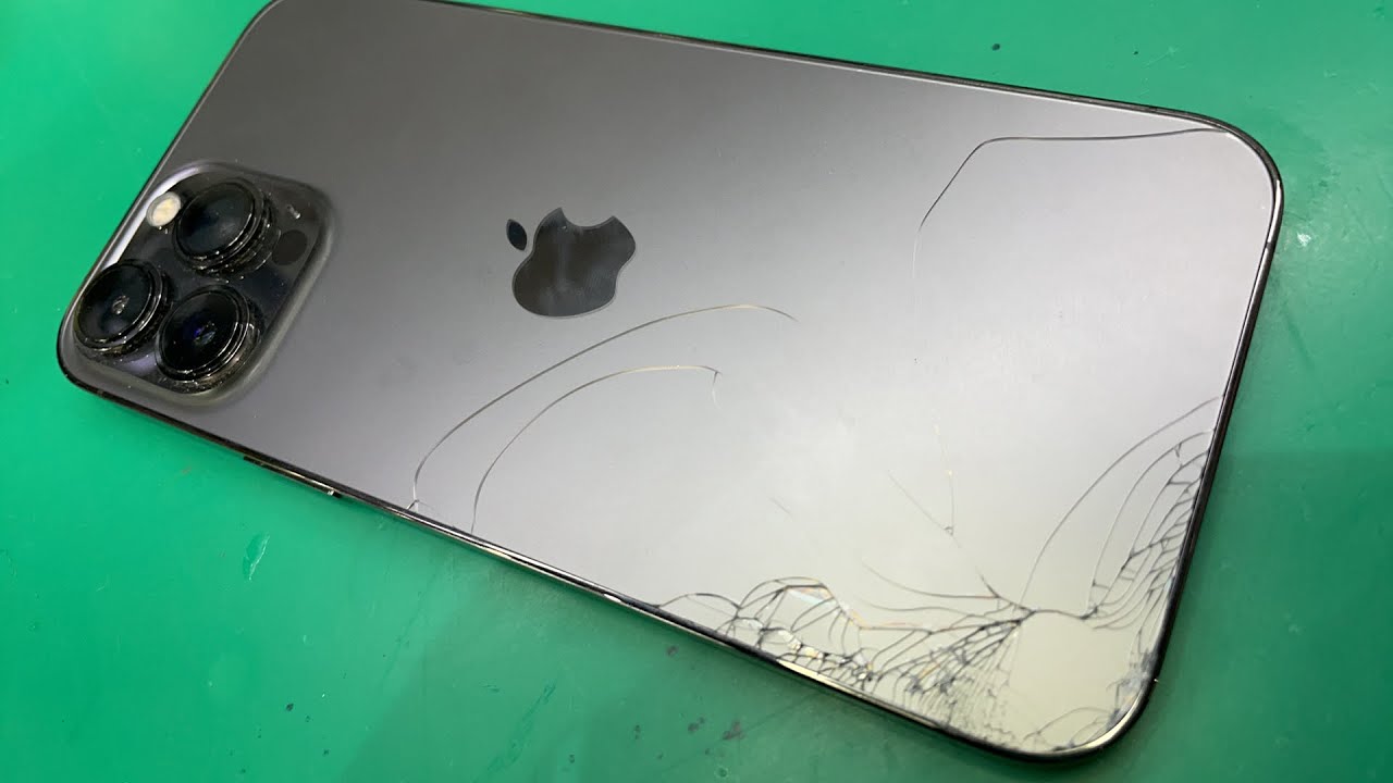 SIMフリー iPhone 13 Pro Max 256GB 背面割れ 背面バキバキのまま使い