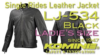 コミネ公式】LJ-534 シングルライダースレザージャケット | KOMINE
