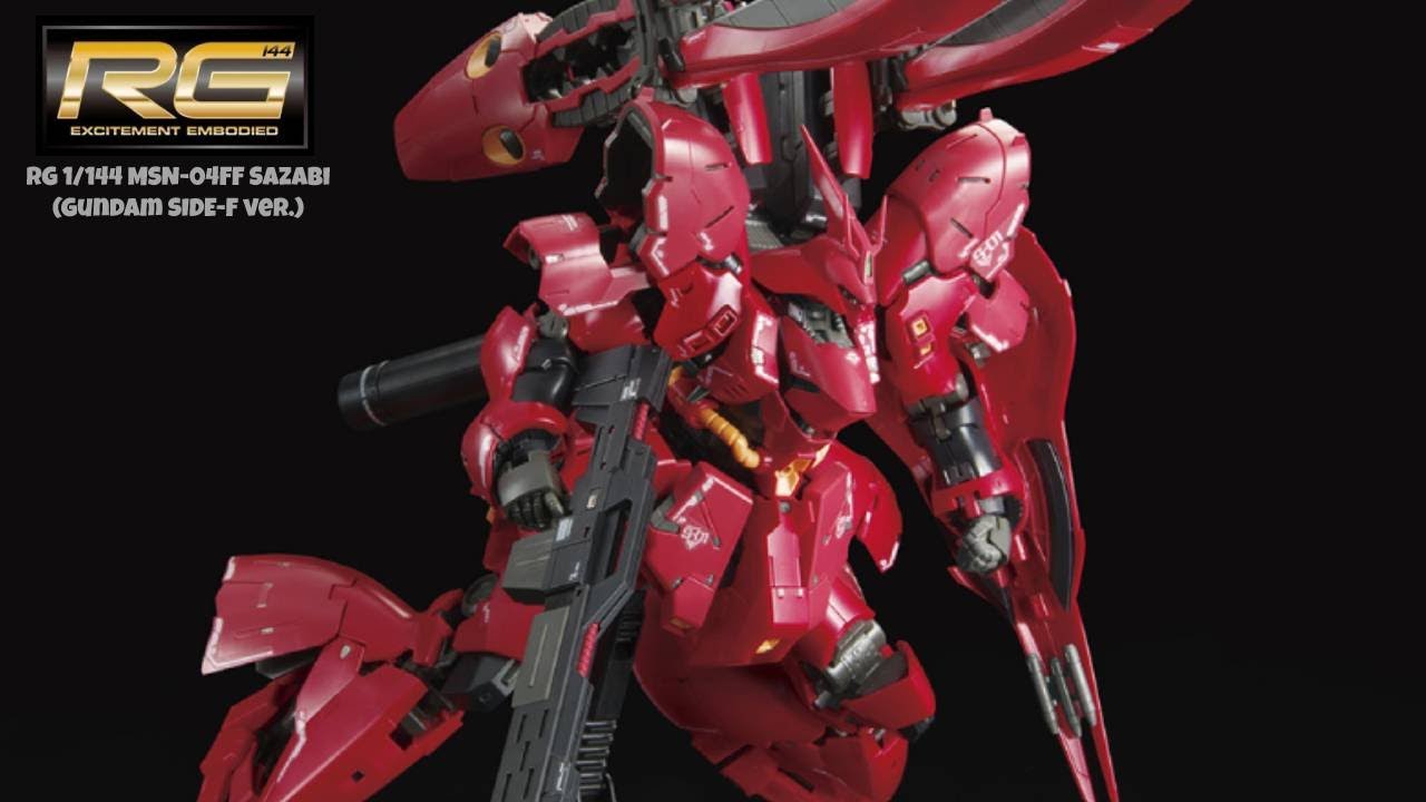 Iconic Enemy !!! | RG 1/144 MSN 04FF Sazabi Gundam SIDE F ver