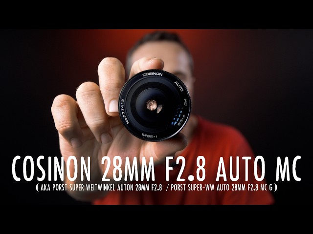 Cosinon 28mm f2 8 Auto MC aka Porst Super Weitwinkel autoN 28mm F2