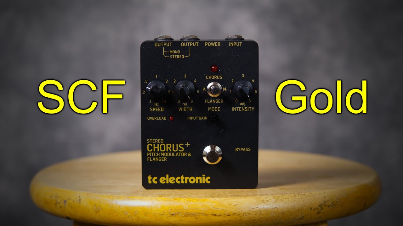 TC Electronic SCF Gold Chorus: Simple. Elegant. Beautiful. - YouTube