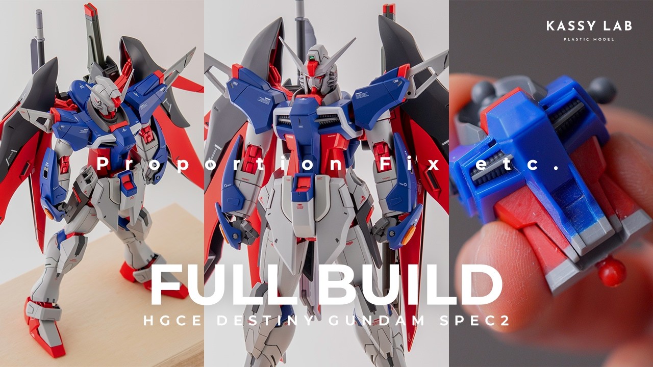Full Build | HGCE DESTINY GUNDAM Spec II | Custom Paint & Mods