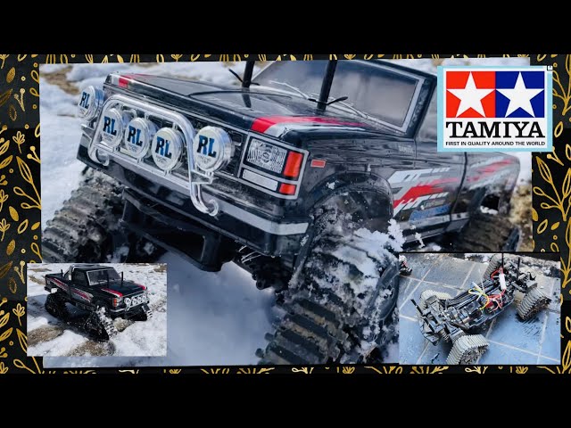 1/10RC TAMIYA LANDFREEDER クワッドトラック (TT-02FTシャーシ)雪だ