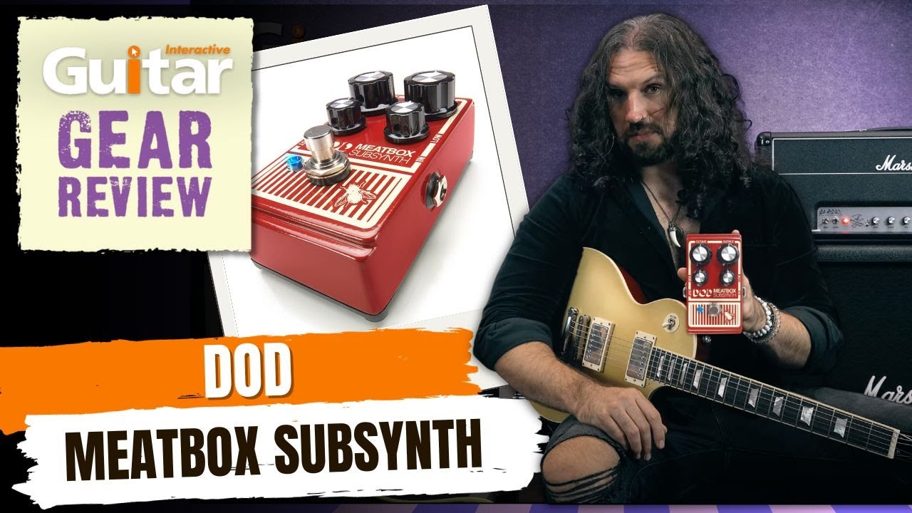DOD Meatbox Synth Pedal | Review | Guitar Interactive - YouTube