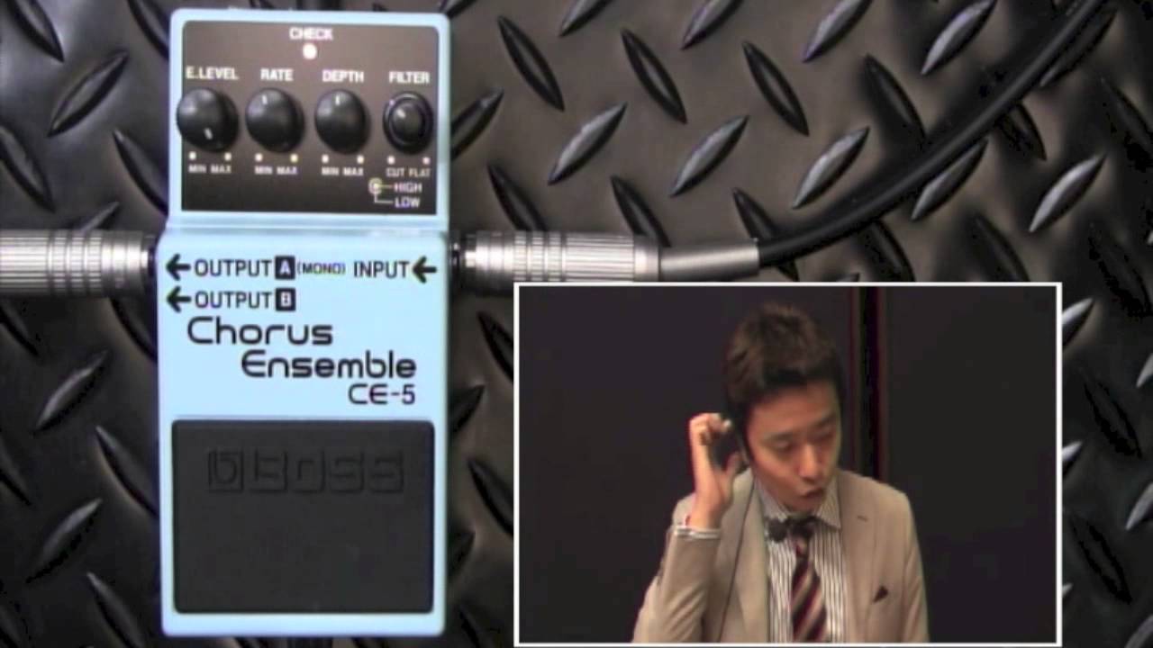 試奏動画】BOSS CE-5 Chorus Ensemble【BOSS COMPACT PEDAL 100th