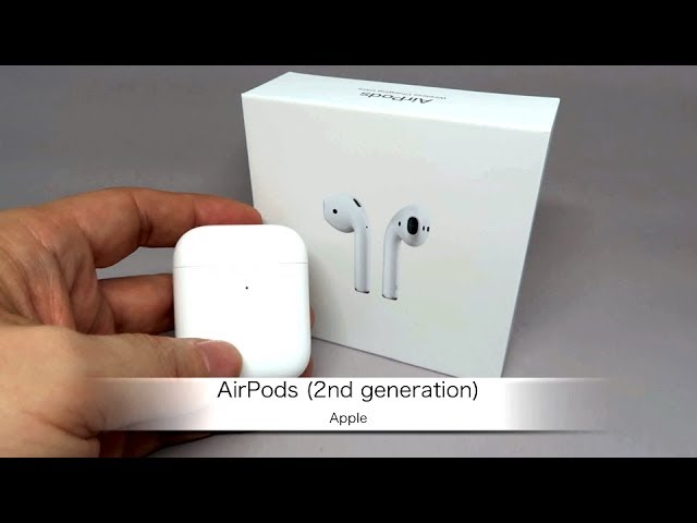 AppleのAirPods (第 2 世代)を検証 - YouTube