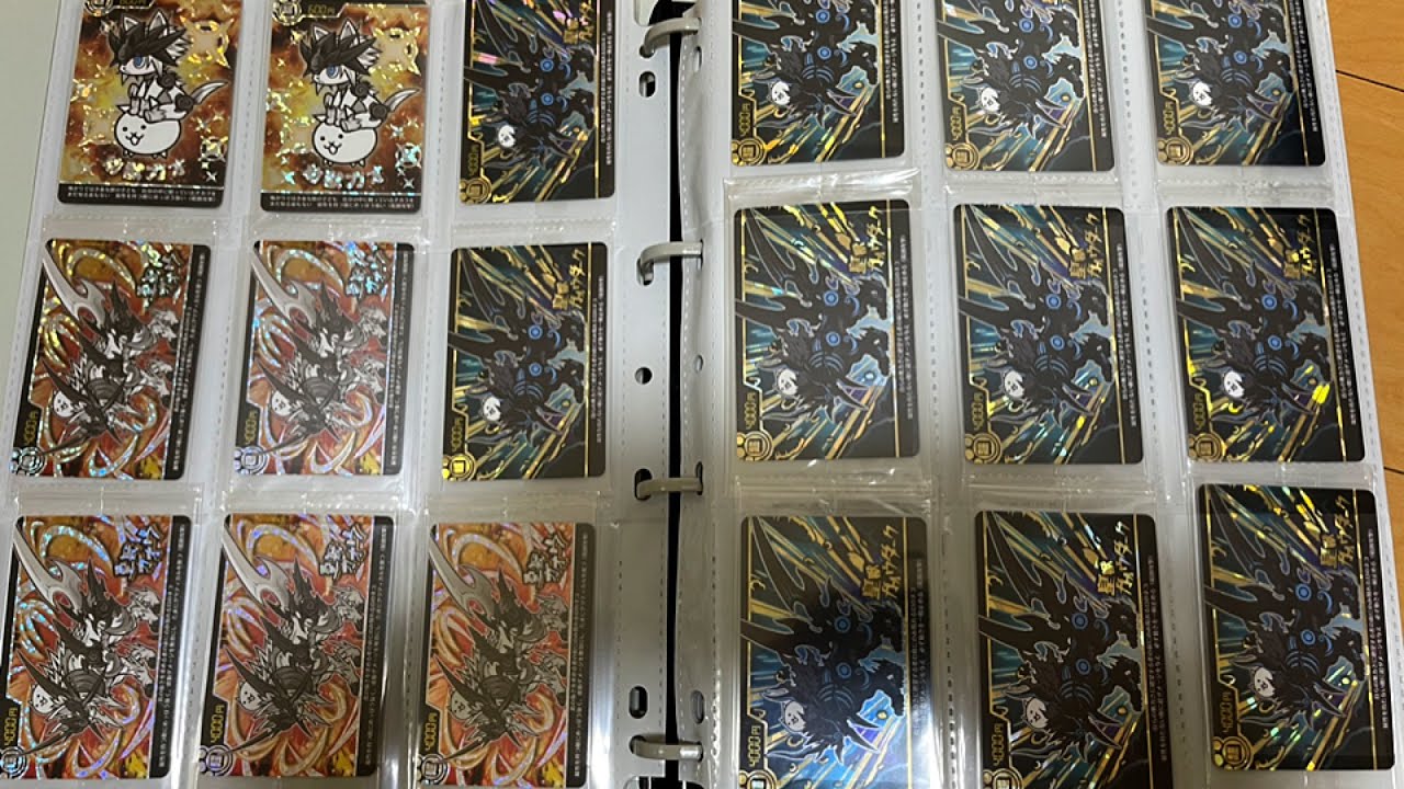 にゃんこ大戦争ウエハースの溜まりに溜まったカードを紹介