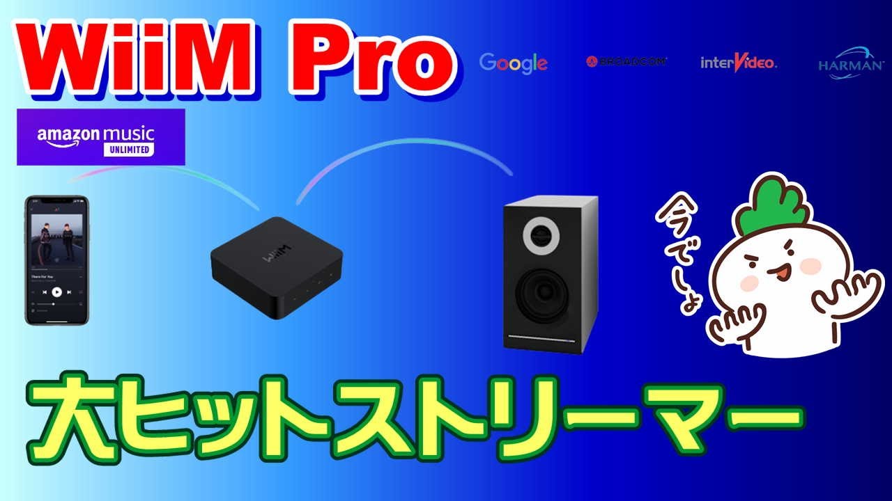 大人気ストリーマー「WiiM Pro」！やっぱり凄い！！お手軽高性能