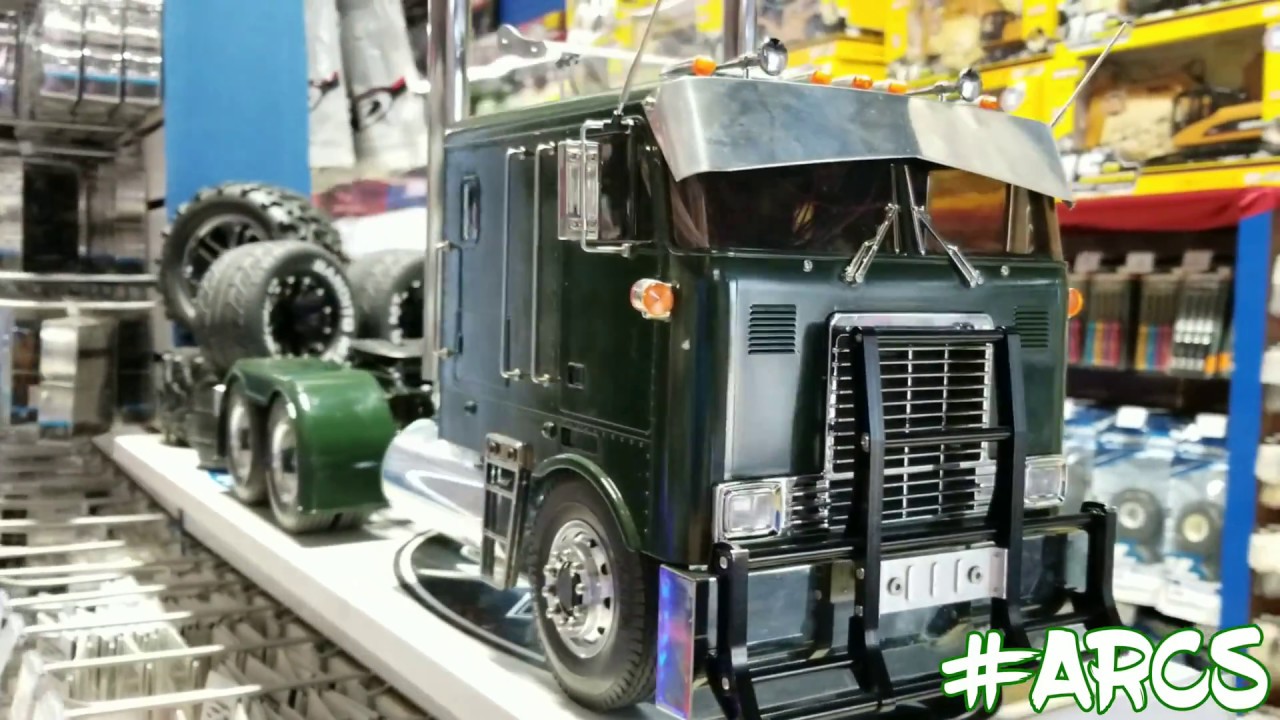 💚 Tamiya 1/14 scale truck Green Globe Liner - YouTube