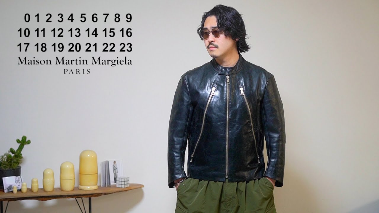 最終値下げ マルタンマルジェラ 00aw ライダース 48 Maison Margiela
