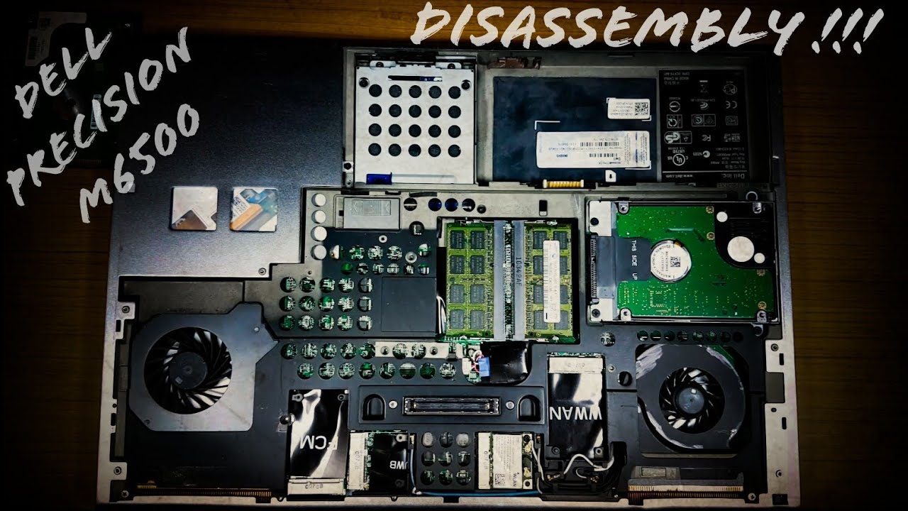 Dell Precision M6500 Disassembly - YouTube