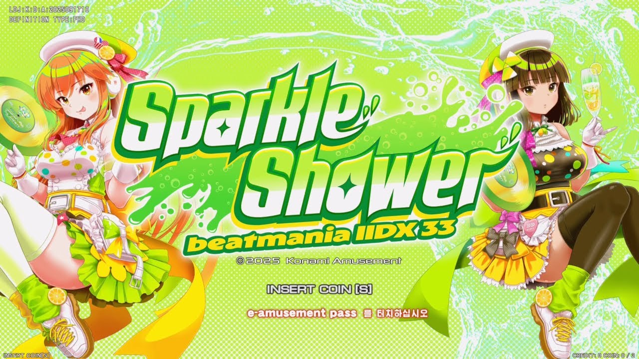beatmania IIDX 33 Sparkle Shower Title Screen - YouTube