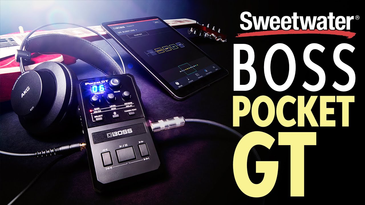 BOSS Pocket GT Pocket Effects Processor Demo - YouTube