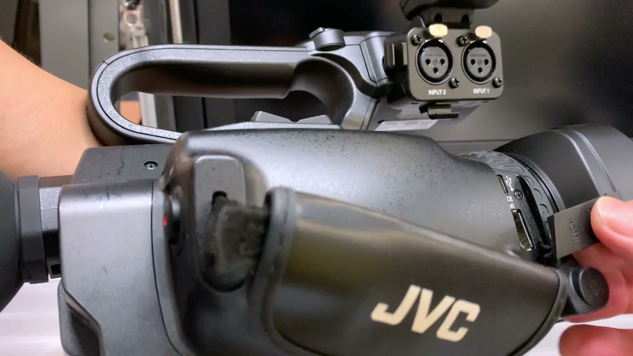 JVC GY-HM175の初期設定 - YouTube