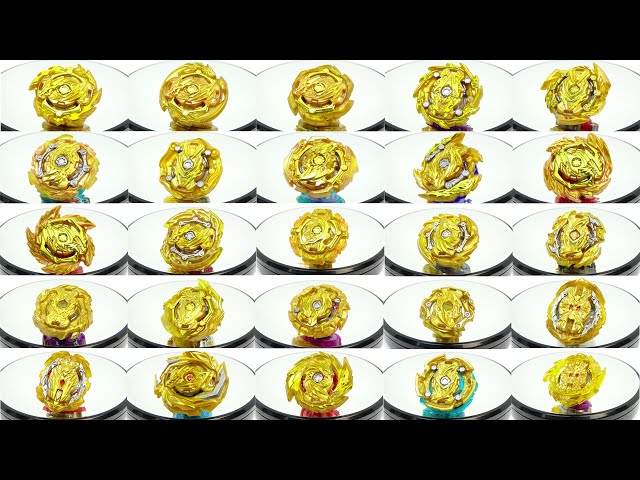 GT総集編】全てのゴールドターボVer.を一気に紹介！【ベイブレード