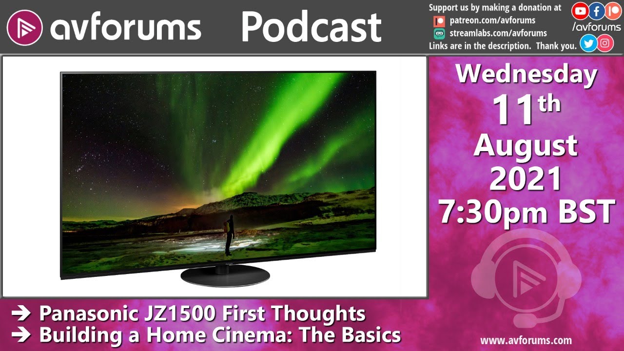 Panasonic JZ1500 First Thoughts & Building a Home Cinema: The