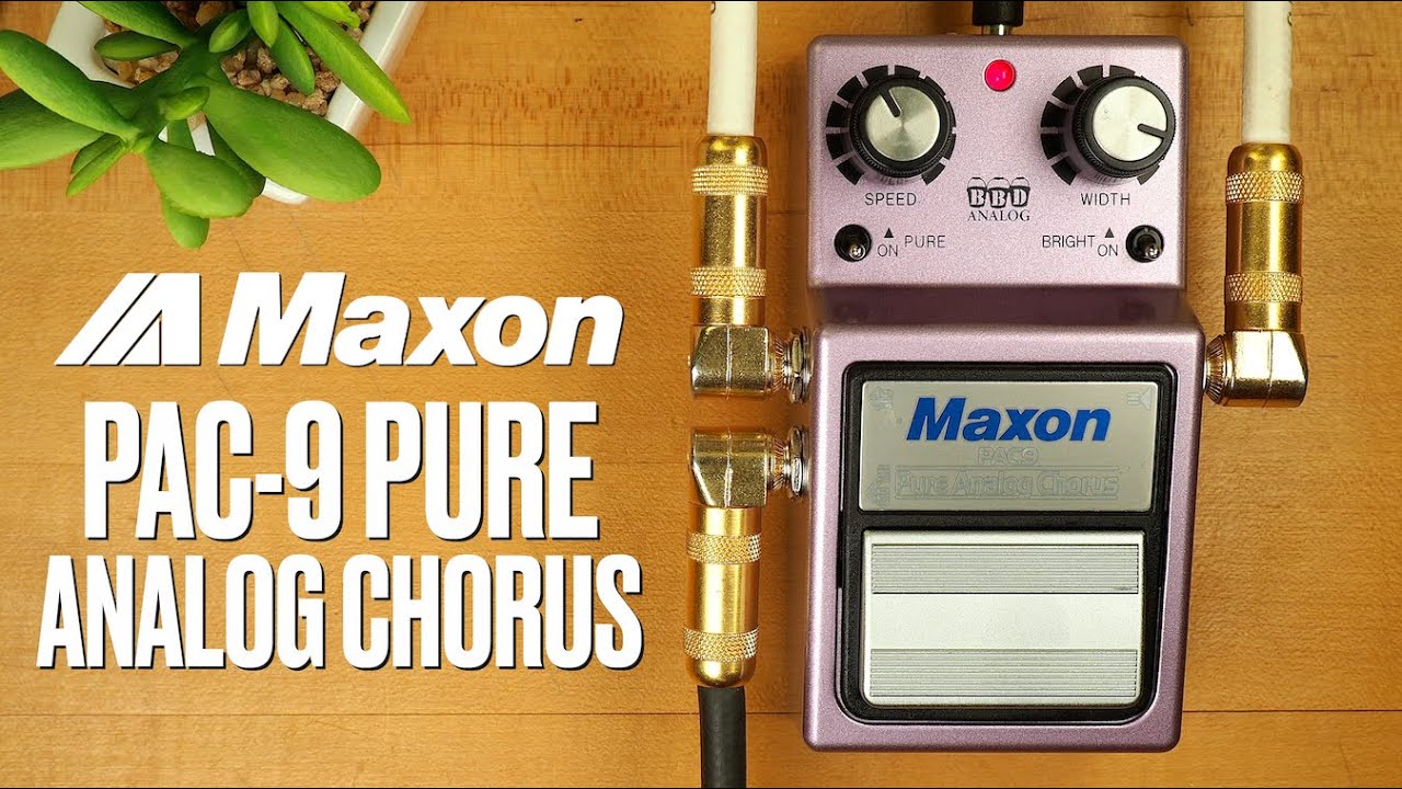 Maxon PAC-9 Pure Analog Chorus (Stereo) - YouTube