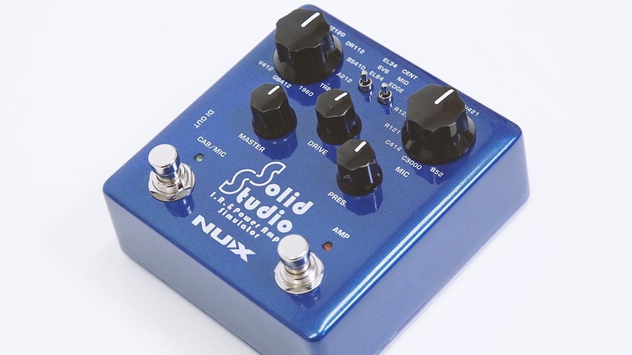 NUX Solid Studio パワーアンプ、キャビネットシミュレーター Amazon