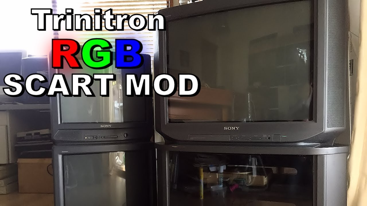 Sony Trinitron RGB SCART Mod! KV-J29SZ2 - YouTube