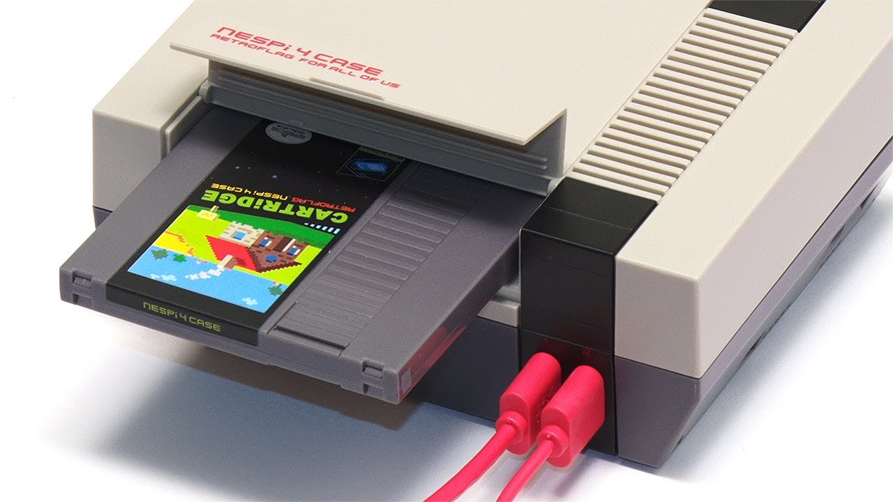 Raspberry Pi NESPi 4 Case: Retro Housing with SSD cartridge - YouTube
